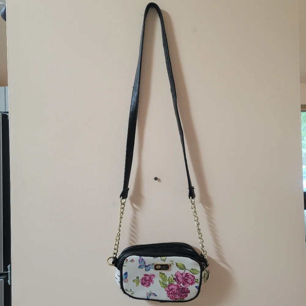 Betsy Johnson Floral Crossbody Bag